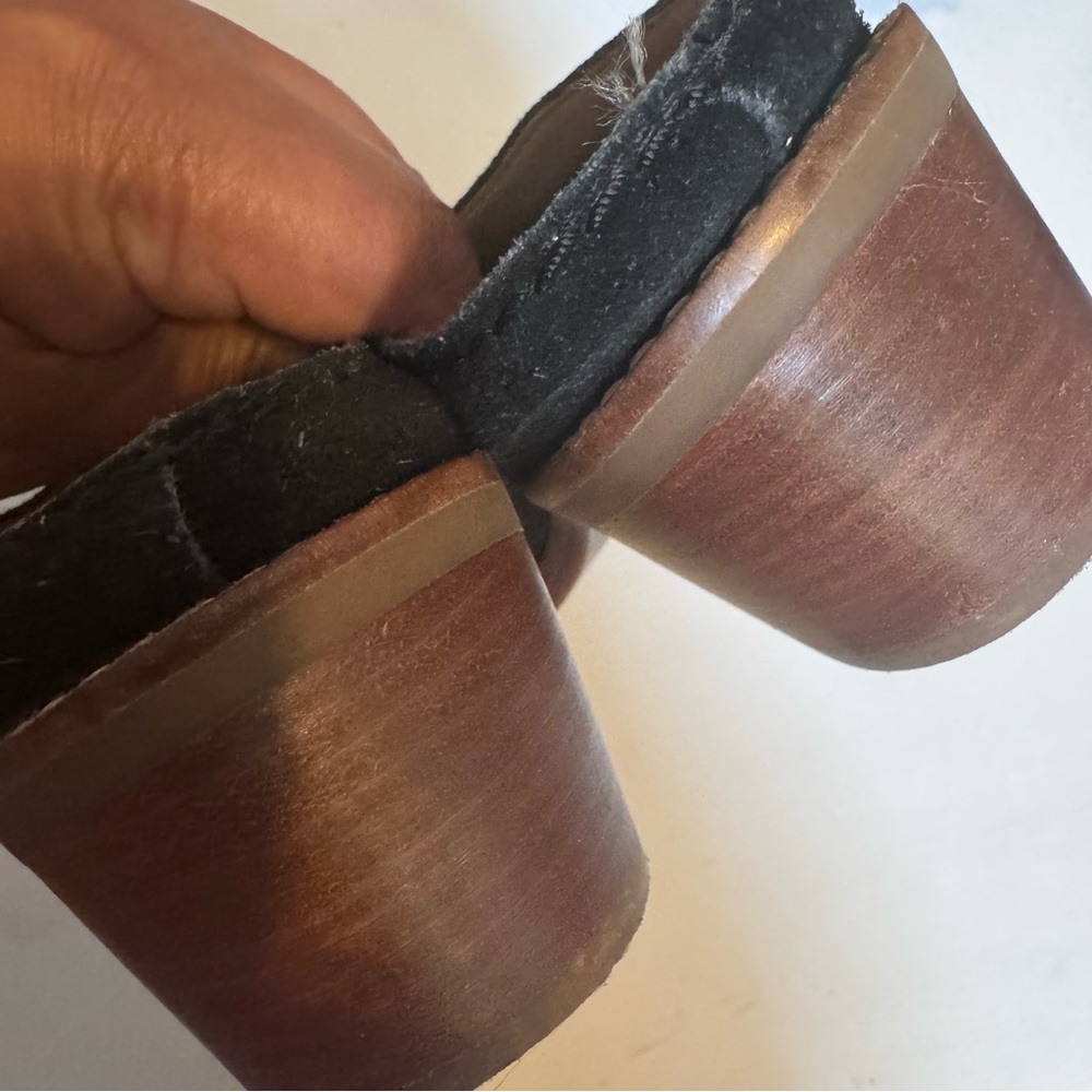 Cole Haan Women's Andi Black Suede Mules Loafer - Picture 6 of 11